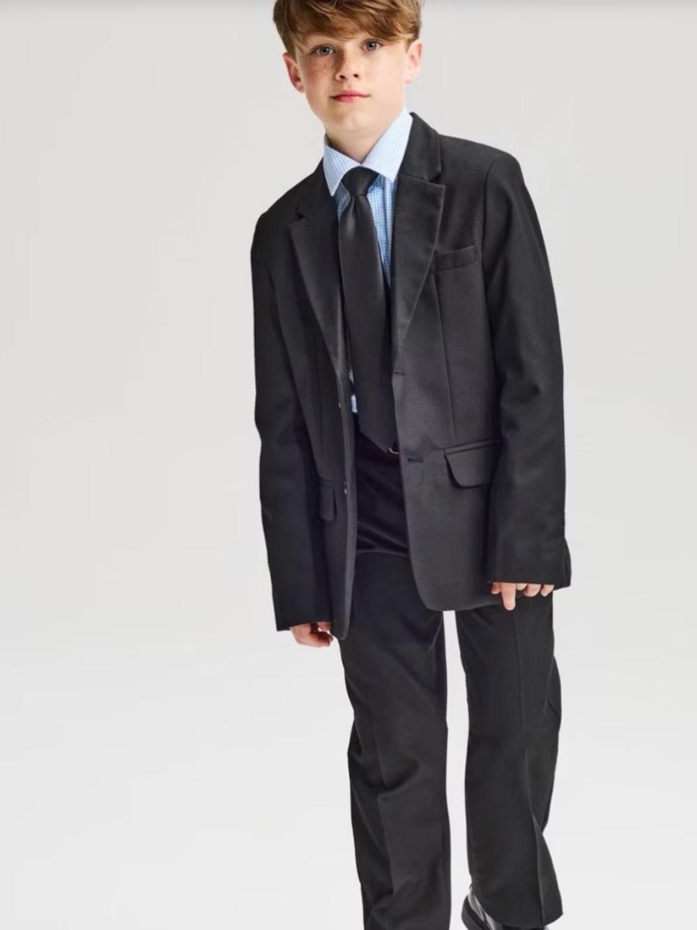 Cat & Jack Black Boys' Suit Jacket and Pants